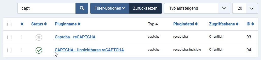Captcha Plugins