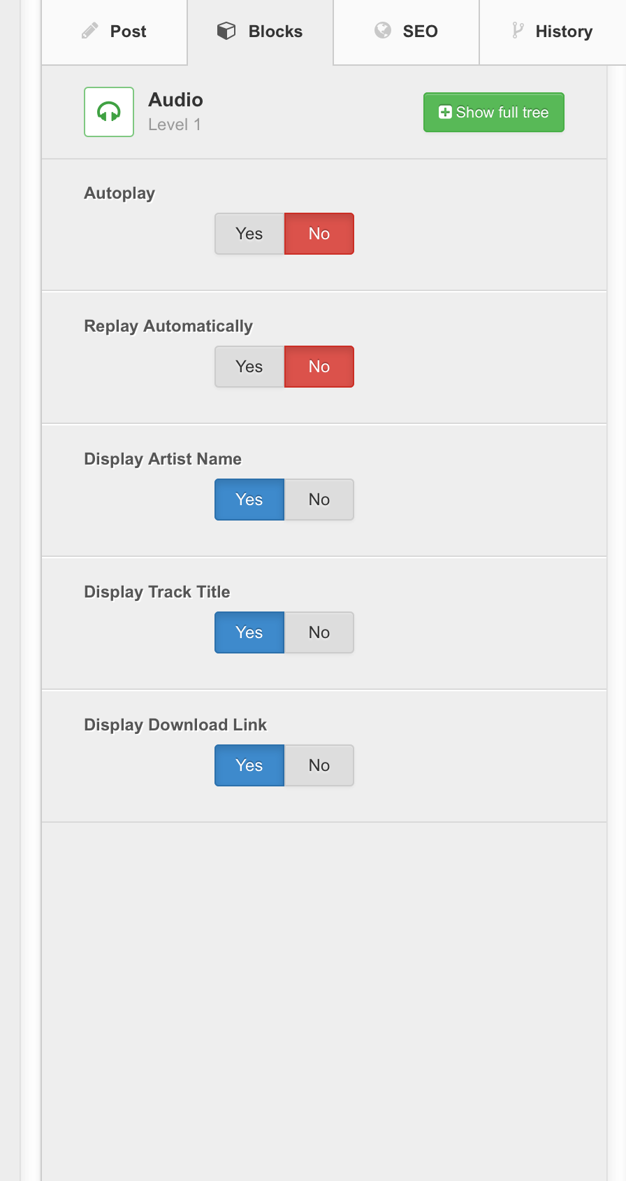EasyBlog 5 Audio Block