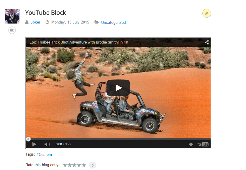 YouTube Block