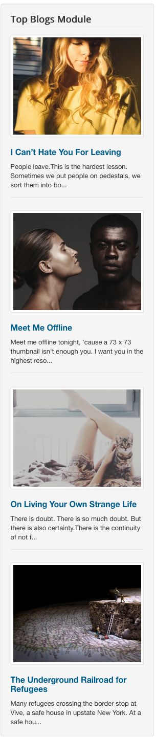 Top Blogs Module