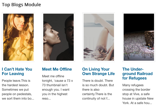 Top Blogs Module
