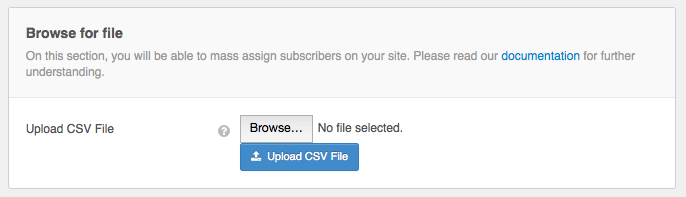 Import Subscribers