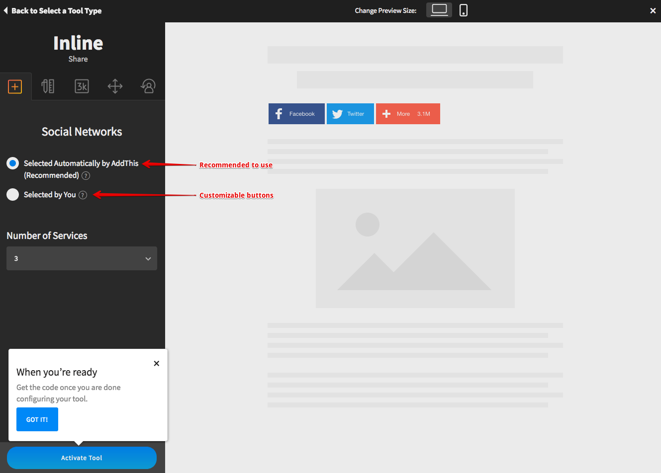 AddThis Configuration