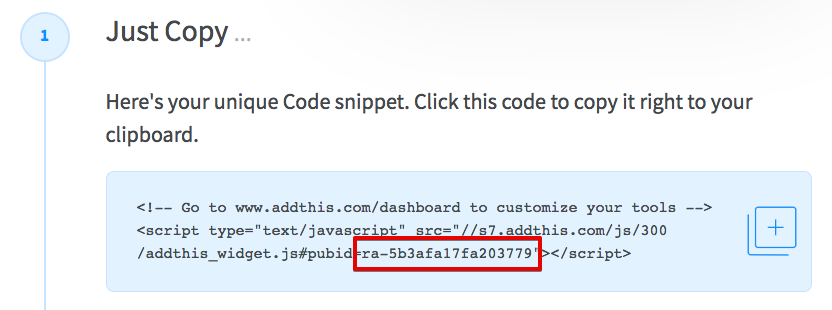 AddThis Configuration