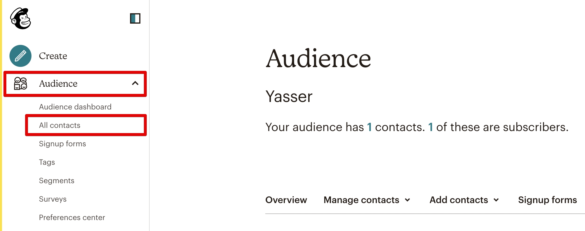 MailChimp Audience ID