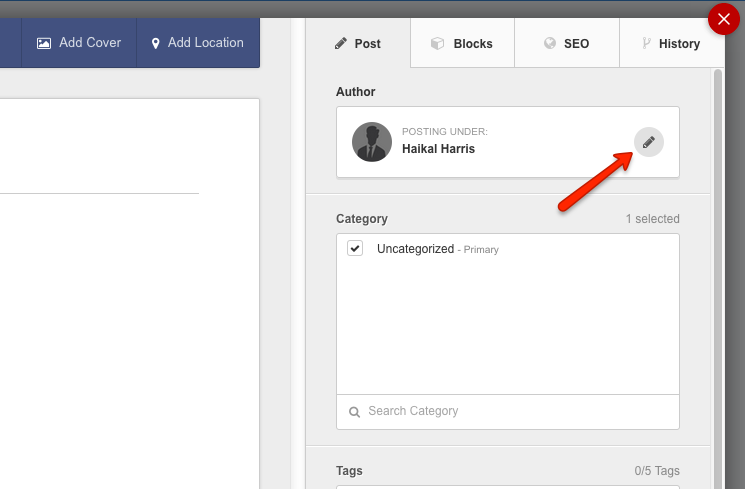 Submitting Blog