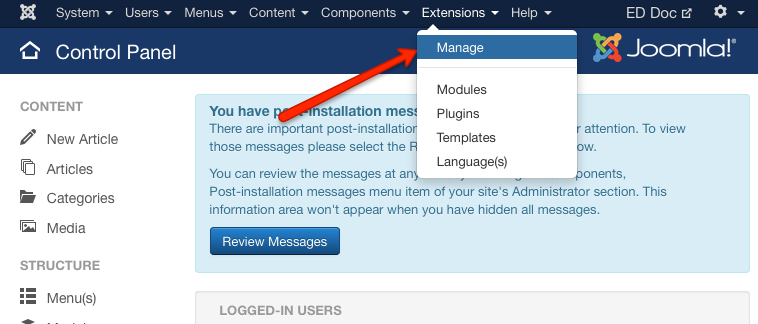 Installing EasyDiscuss