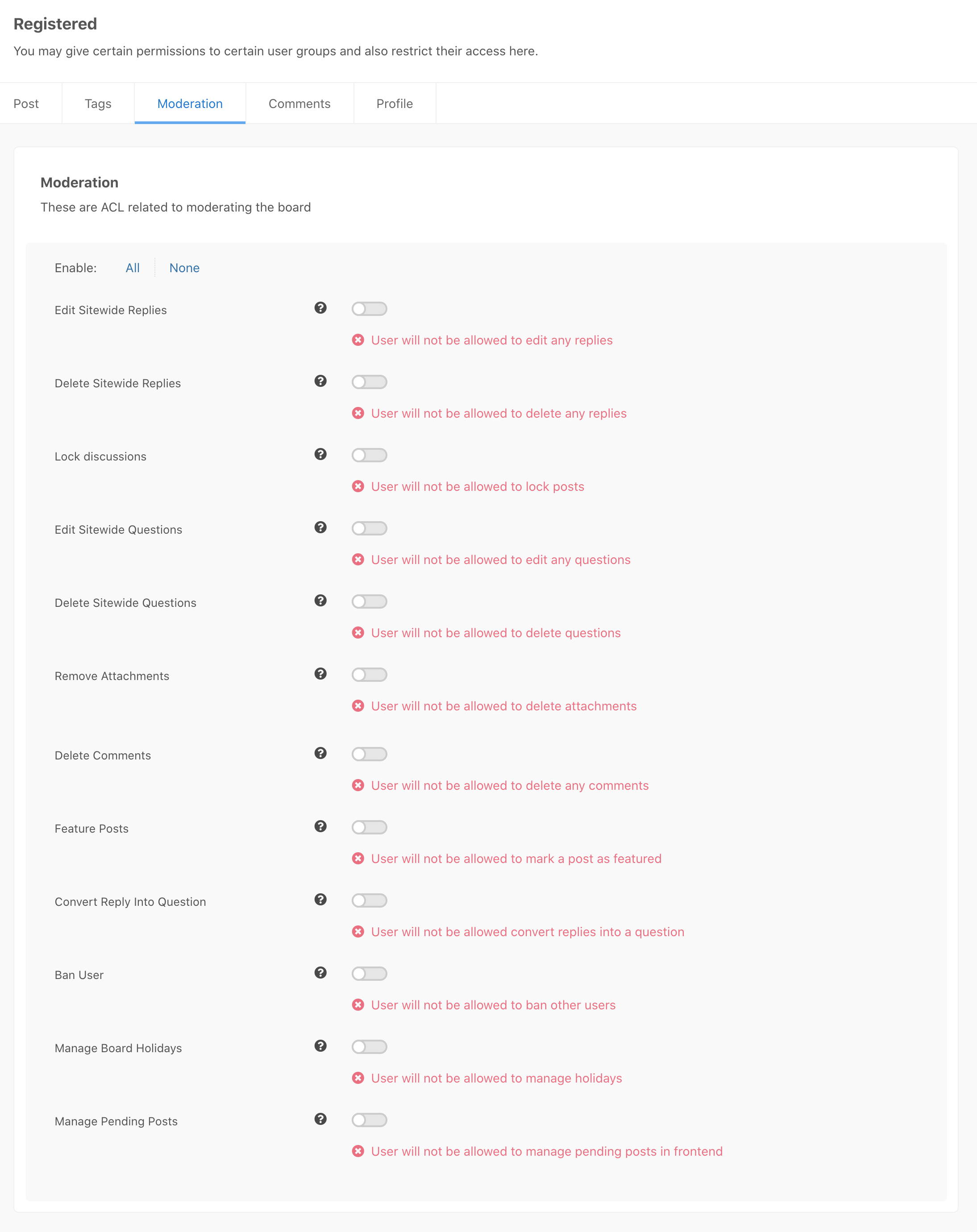 EasyDiscuss ACL Moderation