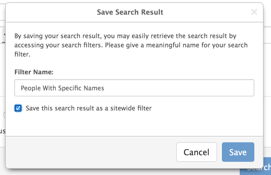 Adding Global Filter In EasySocial
