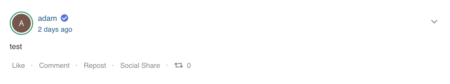 Verification badge on the user's stream'
