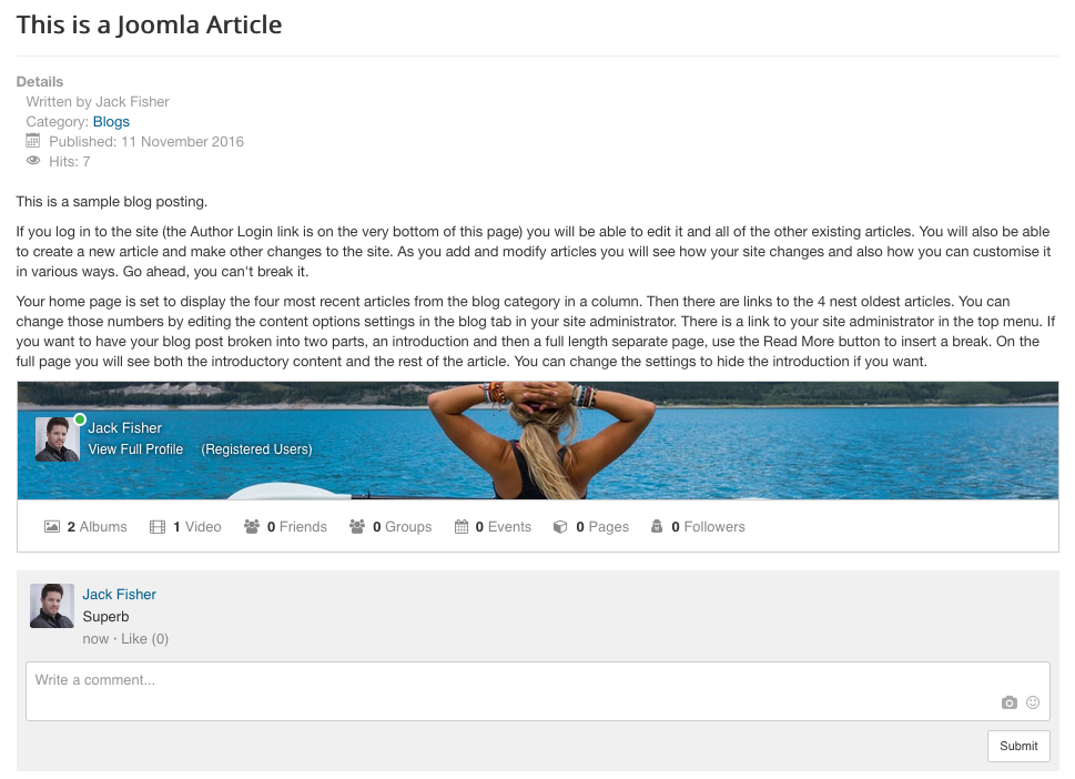 Articles Plugins