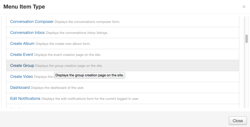 Create Group