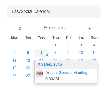 Calendar Module