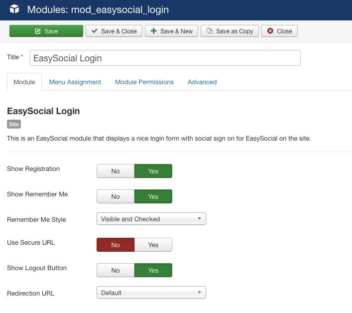 Login Module