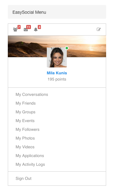 Menu Module
