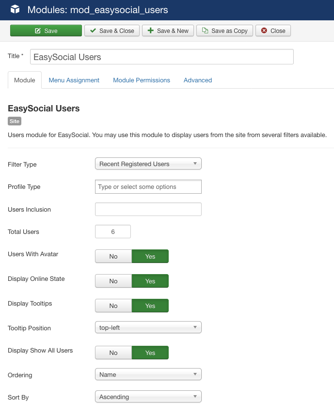 User Module