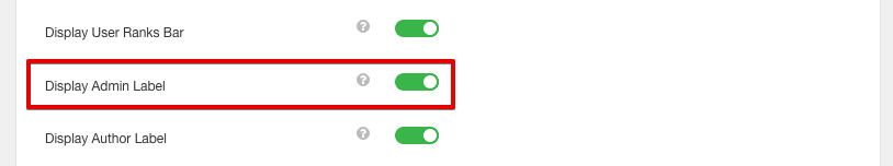User Configuration