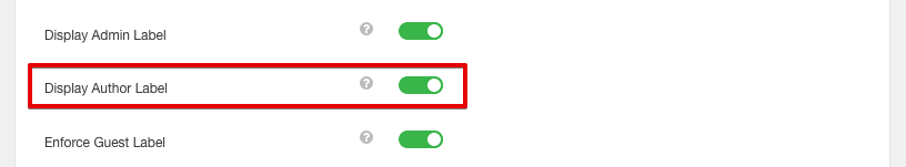 User Configuration