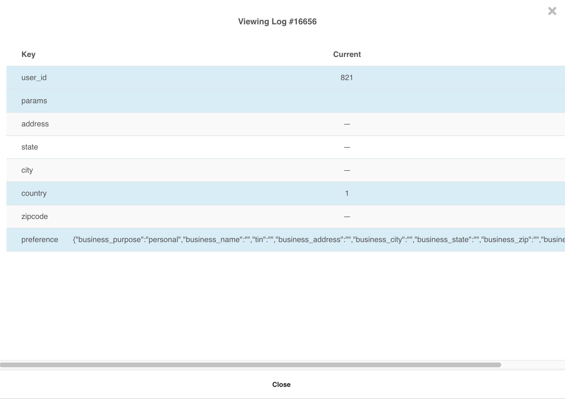 Logs Details